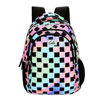 Genie Iridescence 17-Inch Casual Backpack – 27L | Stylish, Lightweight & Spacious - Jaiman Toys