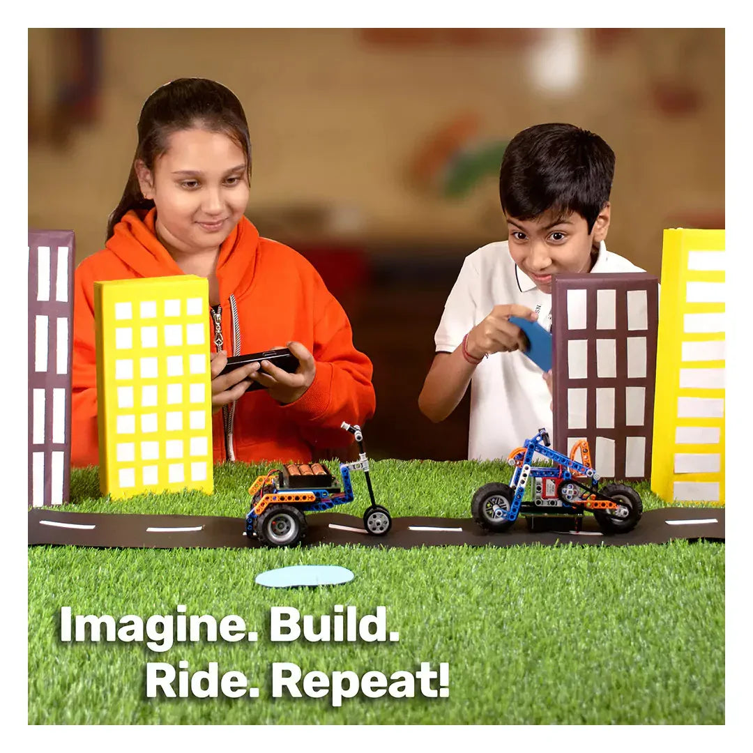 Avishkaar MEX Build-a-Bike Kit | 4-in-1 DIY STEM Bike & Car Kit | Ages 8+