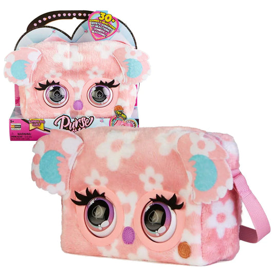 Purse Pets Print Perfect Bamboo Boo Koala – Interactive Plush Toy & Handbag with Sounds for Kids 5+
