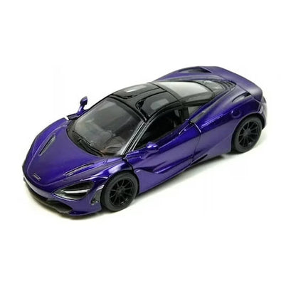 KiNSMART McLaren 720S – 1:36 Scale Die-Cast Model Car – Pullback Toy Car Collectible - Purple - Jaiman Toys