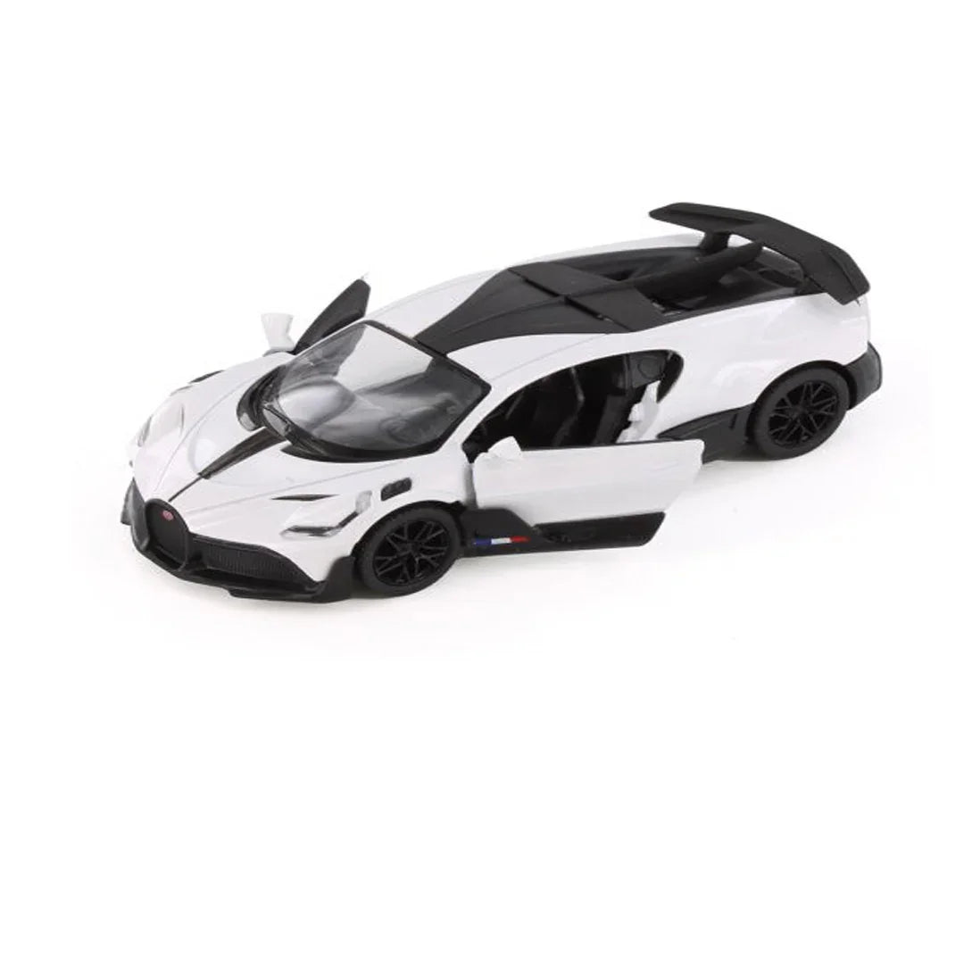KiNSMART 5442W Bugatti Divo – 1:36 Scale Die-Cast Model Toy Car - White - Jaiman Toys