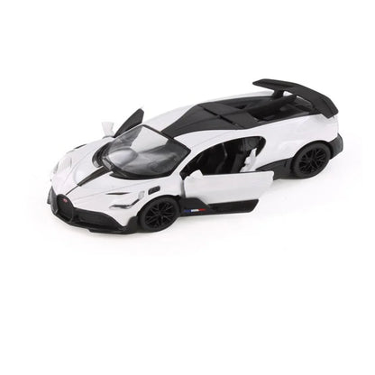 KiNSMART 5442W Bugatti Divo – 1:36 Scale Die-Cast Model Toy Car - White - Jaiman Toys