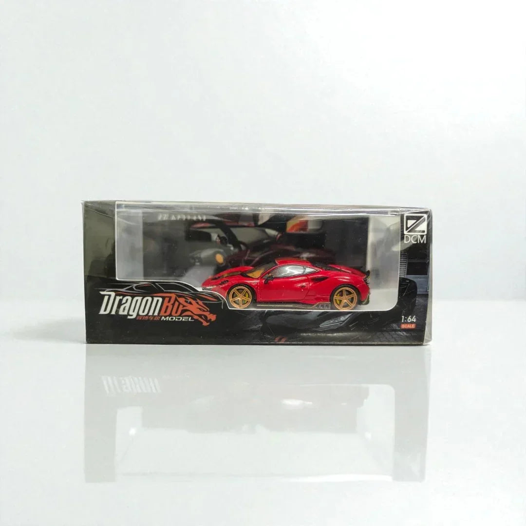 DCM & D.Bo Ferrari F8 Mansory Keyvany Red 1:64 scale car model