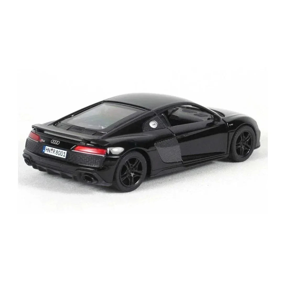 KiNSMART 2020 Audi R8 Coupe – 1:36 Scale Die-Cast Model Car Set – 5-Inch Pullback Toy Cars - Black - Jaiman Toys