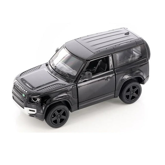 KiNSMART KT5428W Land Rover Defender 90 – 1:36 Scale Die-Cast Model Toy Car - Black - Jaiman Toys