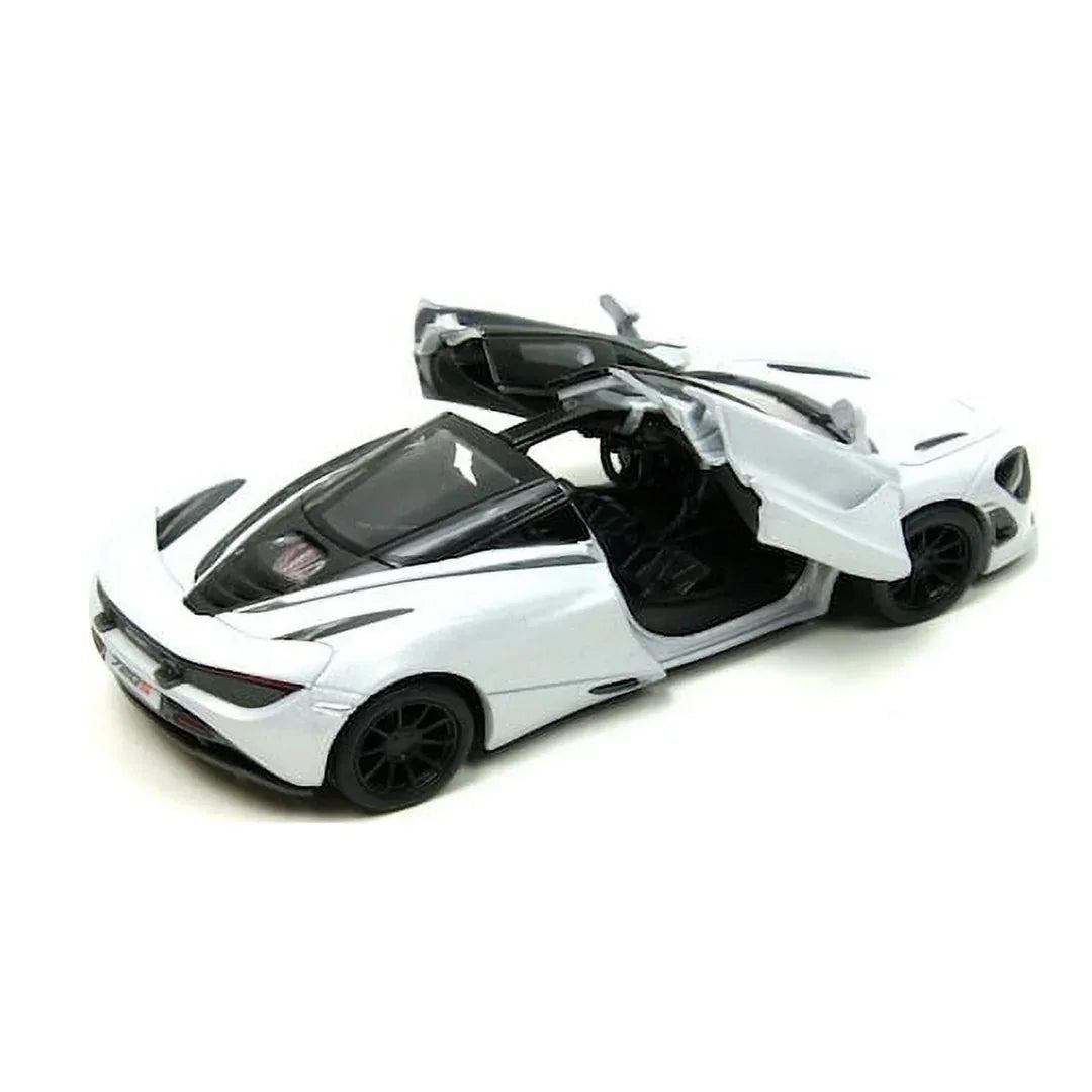 KiNSMART McLaren 720S – 1:36 Scale Die-Cast Model Car – Pullback Toy Car Collectible - White - Jaiman Toys