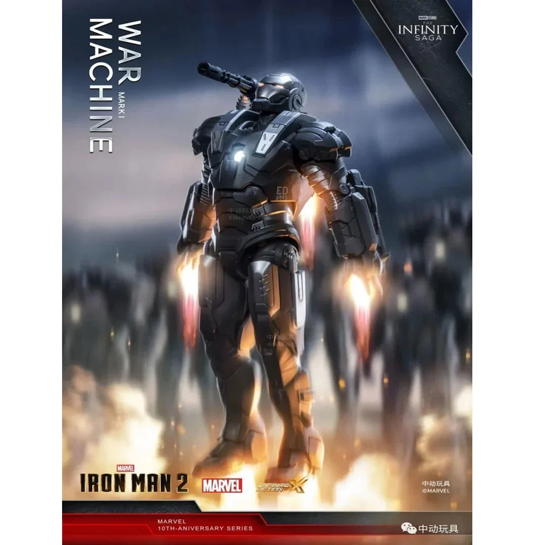 ZD Toys Marvel War Machine Mark I 1/10 Scale Action Figure – Iron Man Collection Gift Box - Jaiman Toys