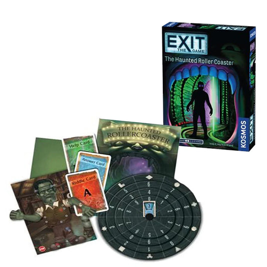 EXIT: The Haunted Roller Coaster – Escape Room Card Game for Family & Friends - Jaiman Toys