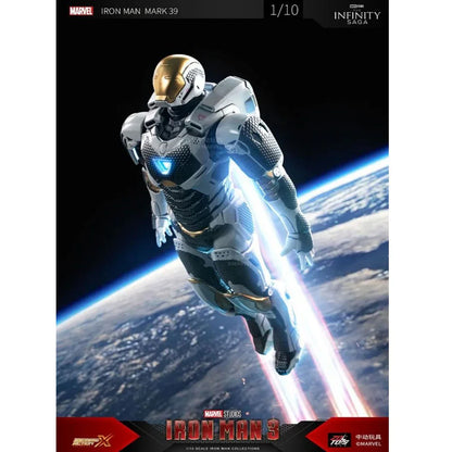 ZD Toys 1/10 Iron Man Mark XXXIX (Mark 39 Gemini) Action Figure – Marvel Studios Collectible - Jaiman Toys