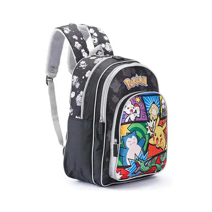 Pokémon Kids School Backpack – Pikachu Cartoon School Bag for Boys & Girls with Multiple Compartments