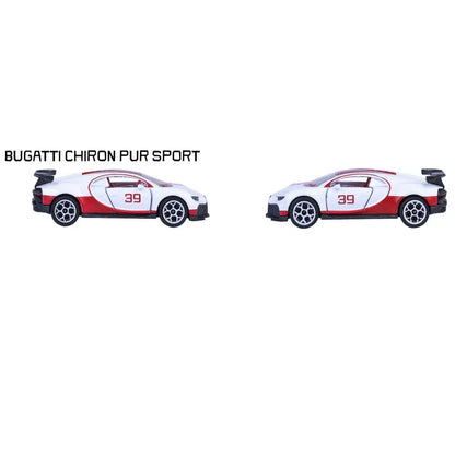 Majorette Bugatti Chiron Pur Sport Die-Cast Car | Premium 1:64 Scale Licensed Model | Ages 3+