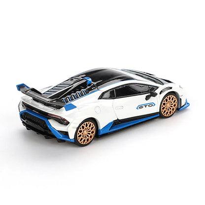 Mini GT 1:64 Lamborghini Huracán STO – Bianco Asopo Diecast Model - Jaiman Toys