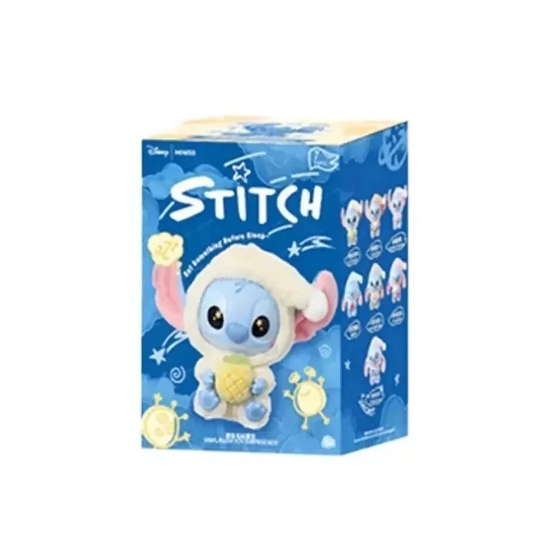 Miniso Disney Stitch Eat Something Before Sleep Series – 1 Piece Confirmed Blind Box Vinyl Figure - Jaiman Toys