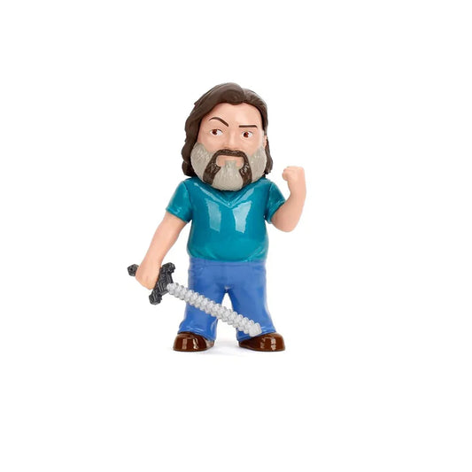 Jada Metalfigs Minecraft Movie 2.5-Inch Die-Cast Figures – Collectible Set - Steve