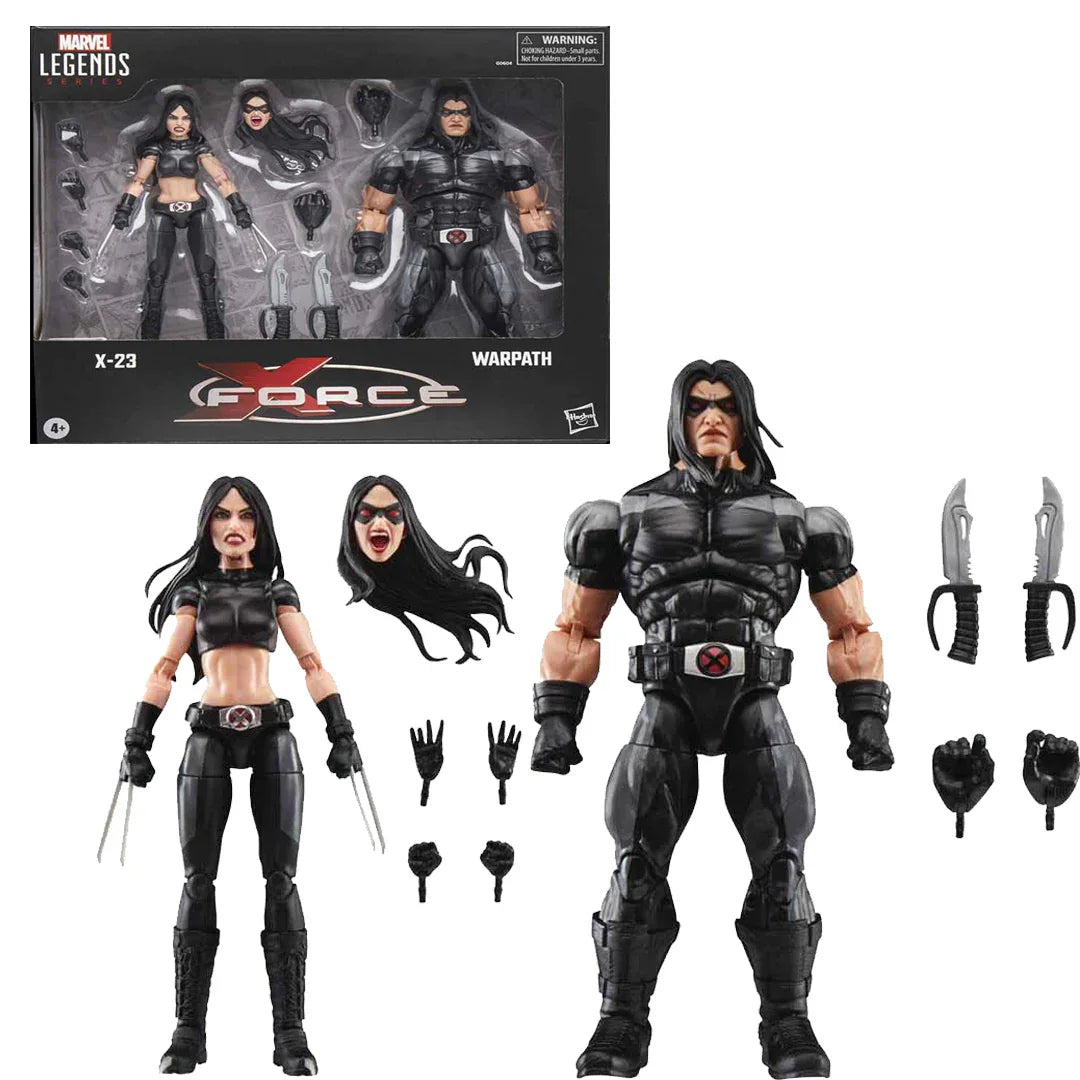 Hasbro Marvel Legends X-Force 2-Pack Action Figures – X-23 & Warpath (6 Inch Collectibles) - Jaiman Toys