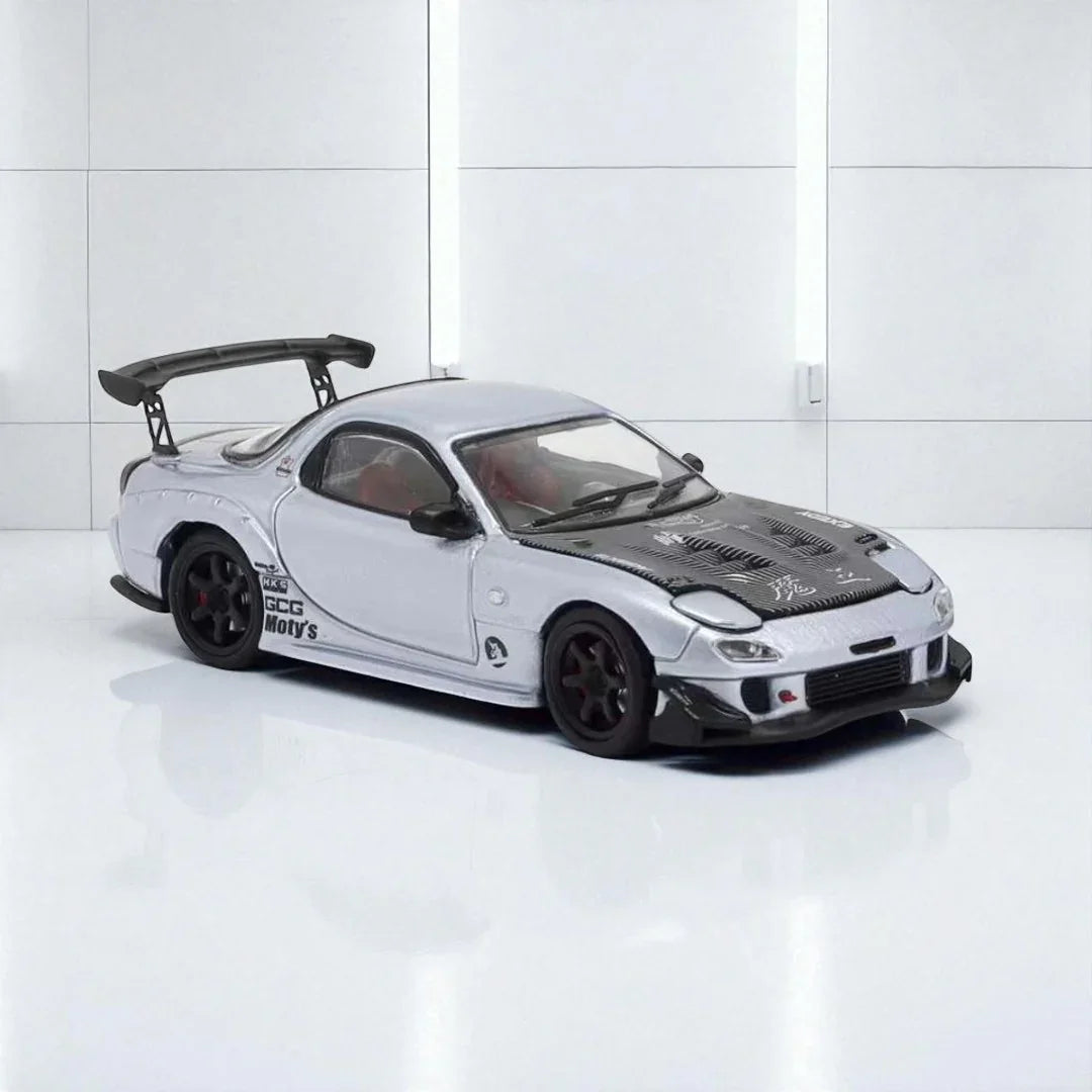 BSC 1:64 MAZDA RX-7 Ice Blue Diecast Car Model - Jaiman Toys