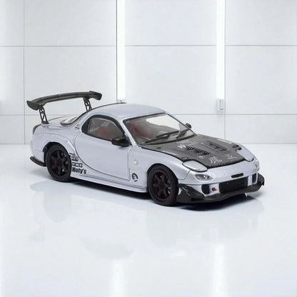 BSC 1:64 MAZDA RX-7 Ice Blue Diecast Car Model - Jaiman Toys