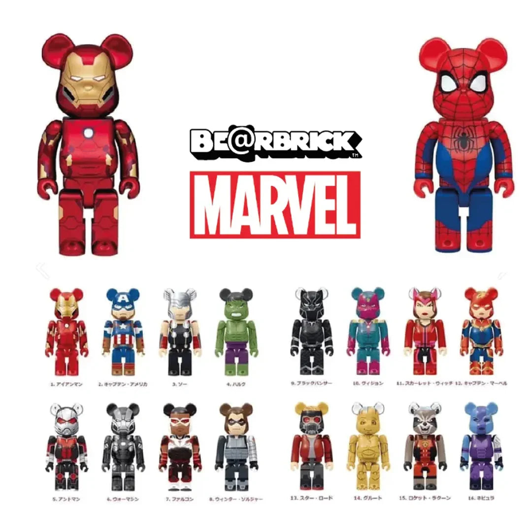 Cleverin × BE@RBRICK Ultimate Action Figure Marvel Design – Air