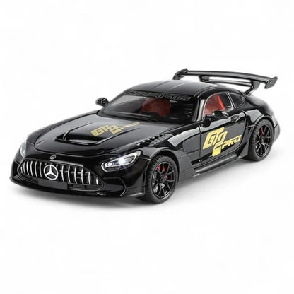 Mercedes-Benz AMG GT Racing Die-Cast Toy Car Model – Alloy Metal Pull Back Car with Light & Sound - Jaiman Toys