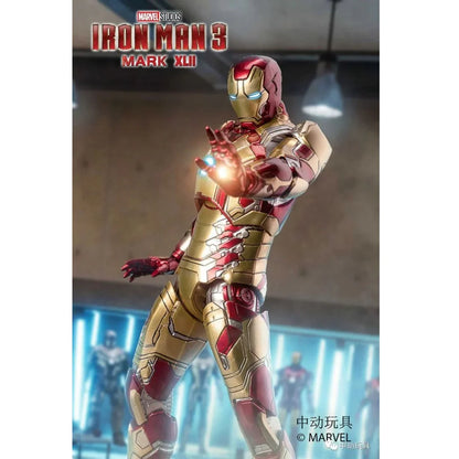 ZD Toys 1/10 Iron Man Mark 42 Action Figure – Marvel Studios Infinity Saga (With Light Function) - 1907-42 - Jaiman Toys