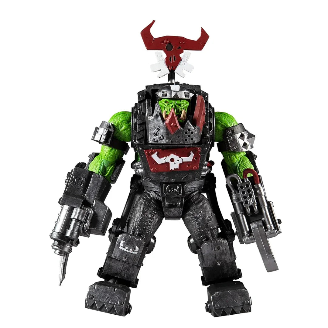 McFarlane Warhammer 40,000 Ork Meganob Mega Action Figure – Shoota & Base - Jaiman Toys