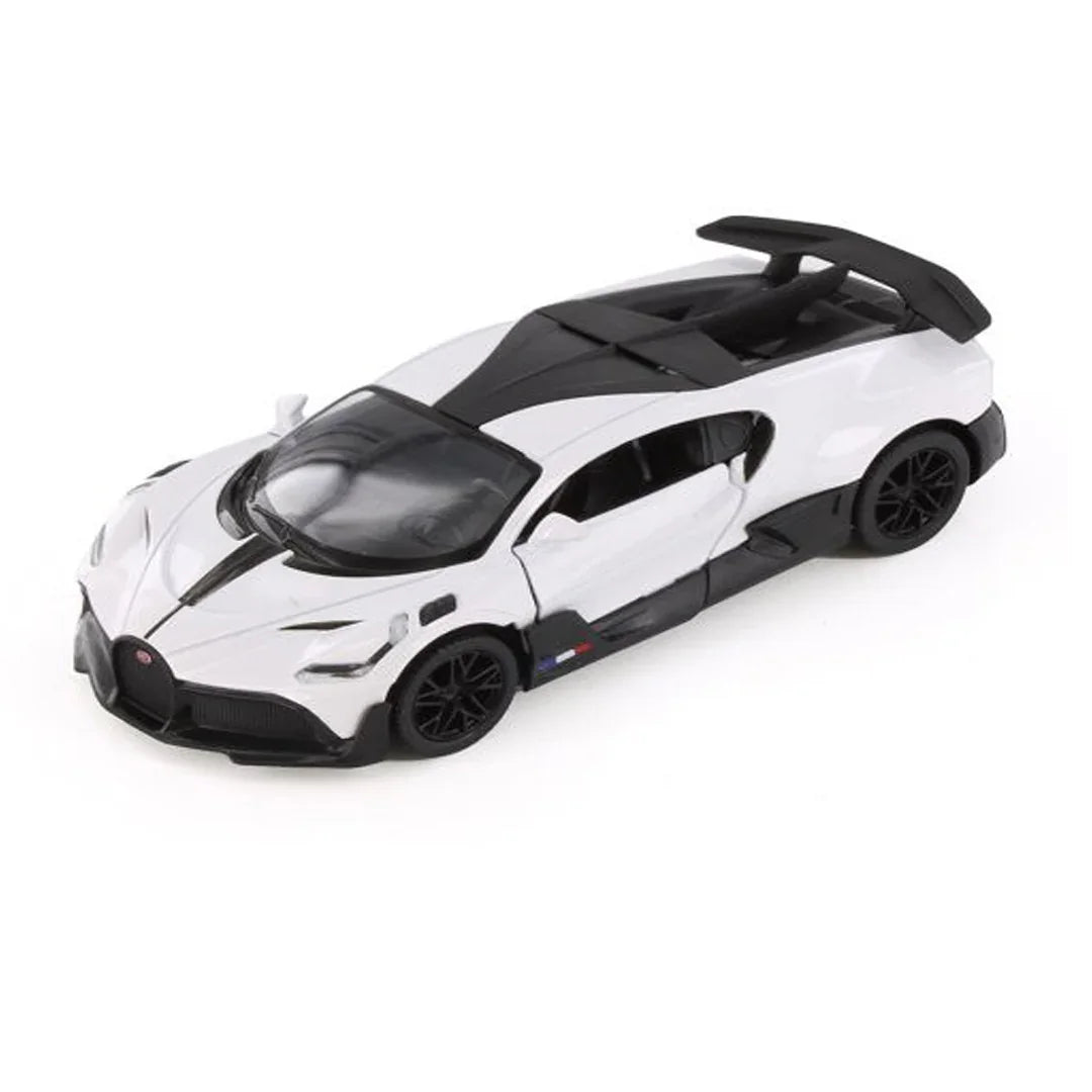 KiNSMART 5442W Bugatti Divo – 1:36 Scale Die-Cast Model Toy Car - White - Jaiman Toys