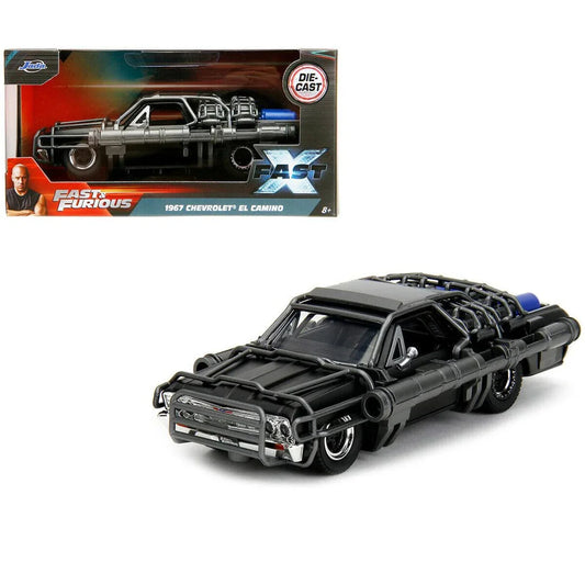 Jada Fast & Furious Fast X 1:32 1967 Chevy El Camino Caged Die-Cast Car – Collectible Toy