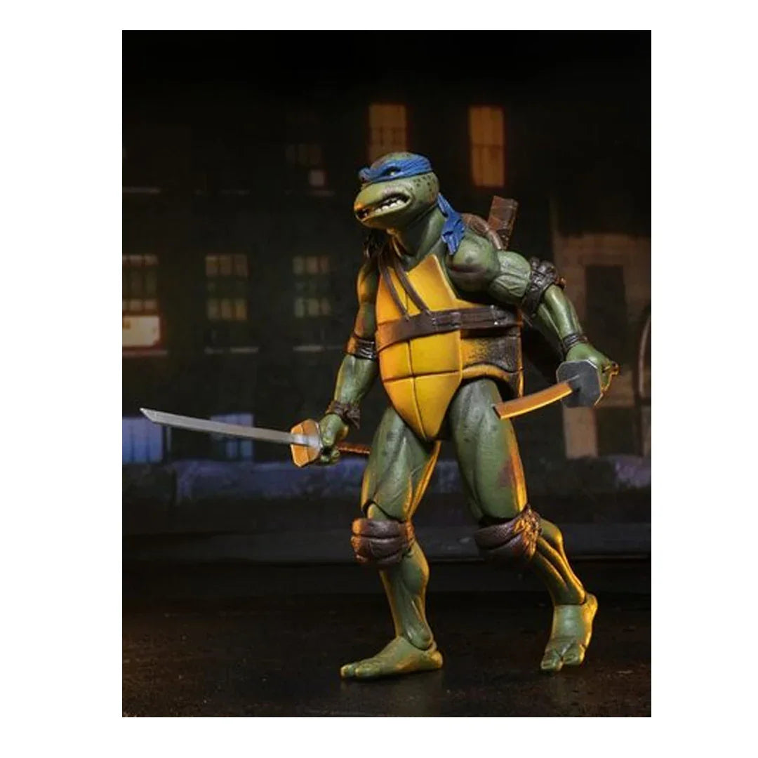 NECA Teenage Mutant Ninja Turtles Leonardo & Shredder 2-Pack – Action Figures with Accessories - Jaiman Toys