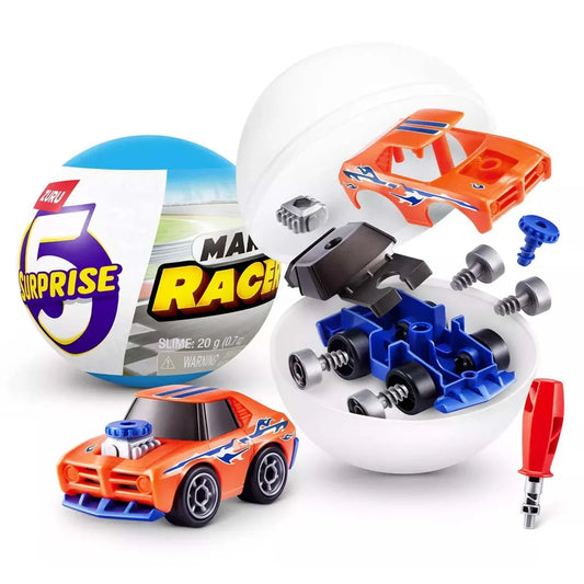 ZURU 5 Surprise Make-A-Racer Series 1 – Buildable Mystery Race Car Capsule - Jaiman Toys