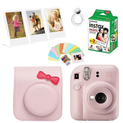 Fujifilm Instax Mini 12 Instant Camera Set – Capture Moments in Style with 20 Shots, Butterfly Case & Fun Accessories! - Jaiman Toys
