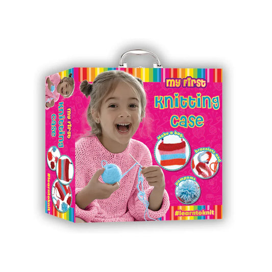 My First Knitting Case – Beginner Knitting Kit for Kids | Easy Learn-to-Knit Set