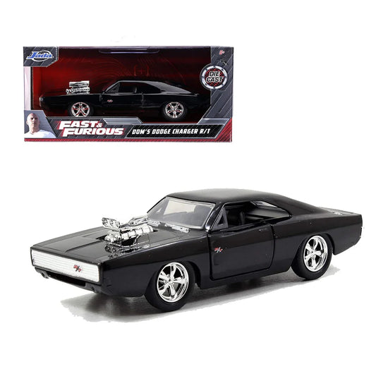 Jada Fast & Furious 1970 Dodge Charger 1:32 Die-Cast Model – Engine Blower Hard Top, Black
