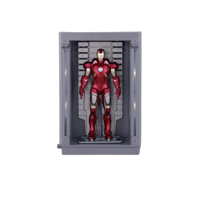 ZD Toys Iron Man Hall of Armor Mark VII (MK07) 4-Inch Action Figure | Marvel Studios The Infinity Saga