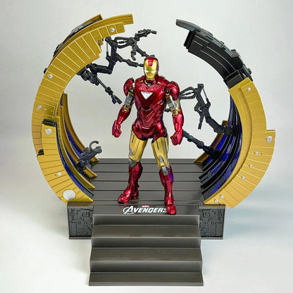 ZD Toys Marvel Iron Man MK6 1/10 Scale Action Figure with Suit-Up Gantry – 10th Anniversary Edition
