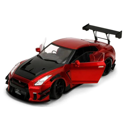 Jada Toys Pink Slips Nissan GT-R R35 LB Kit 1.5 Red & Black 1:18 Diecast Model Car - Jaiman Toys