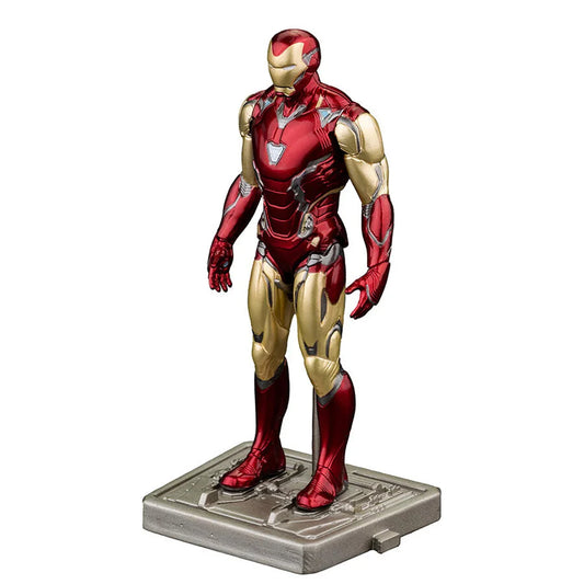 Marvel Iron Man Hall of Armor – Mark 85 (4-Inch Figure) Light-Up Display Chamber | Endgame Suit Collectible Action Figure
