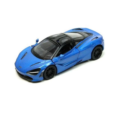 KiNSMART McLaren 720S – 1:36 Scale Die-Cast Model Car – Pullback Toy Car Collectible - Blue - Jaiman Toys