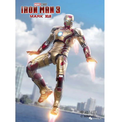 ZD Toys 1/10 Iron Man Mark 42 Action Figure – Marvel Studios Infinity Saga (With Light Function) - 1907-42 - Jaiman Toys