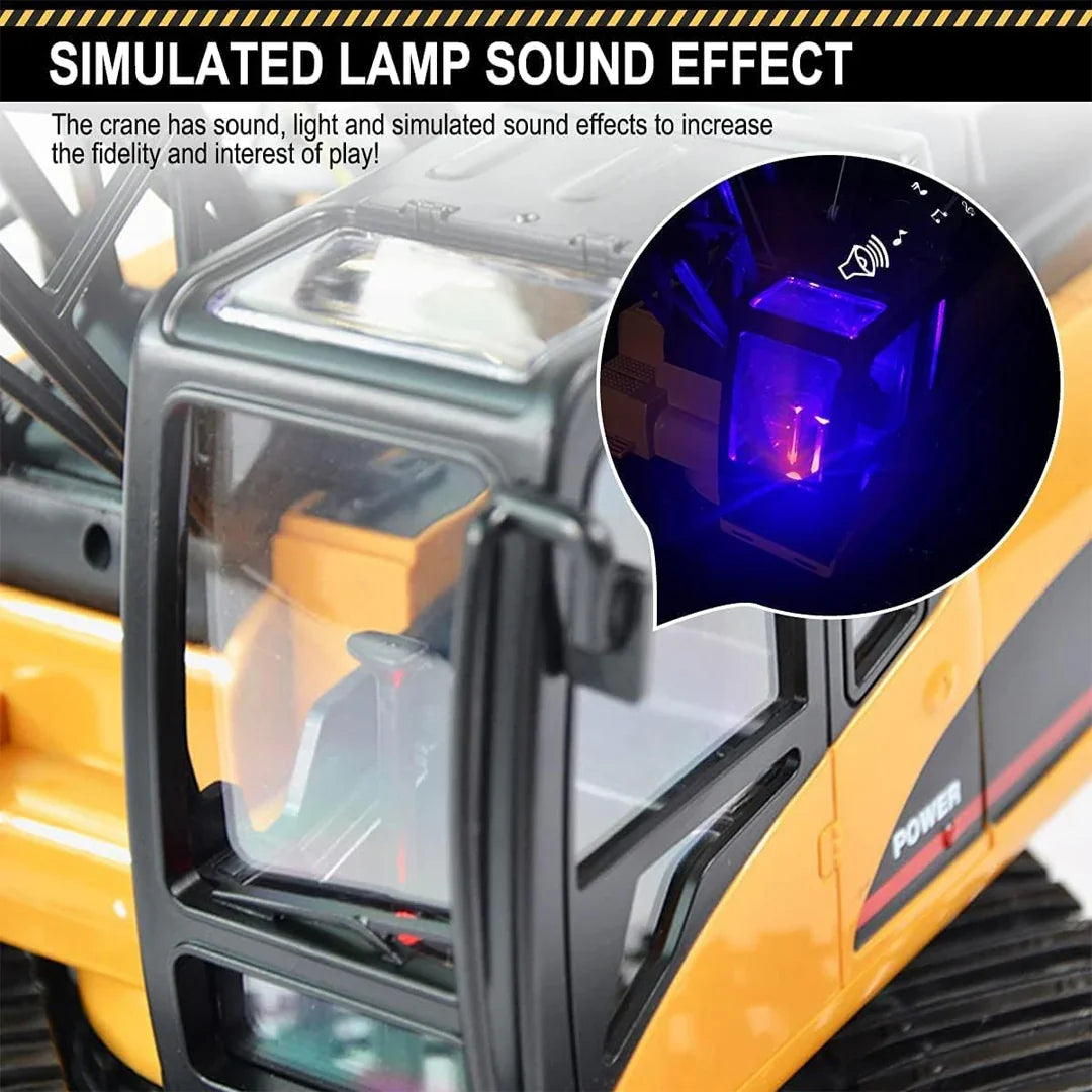 Huina 1572 1:14 RC Crawler Crane | Heavy-Duty Remote Control Construction Crane Toy