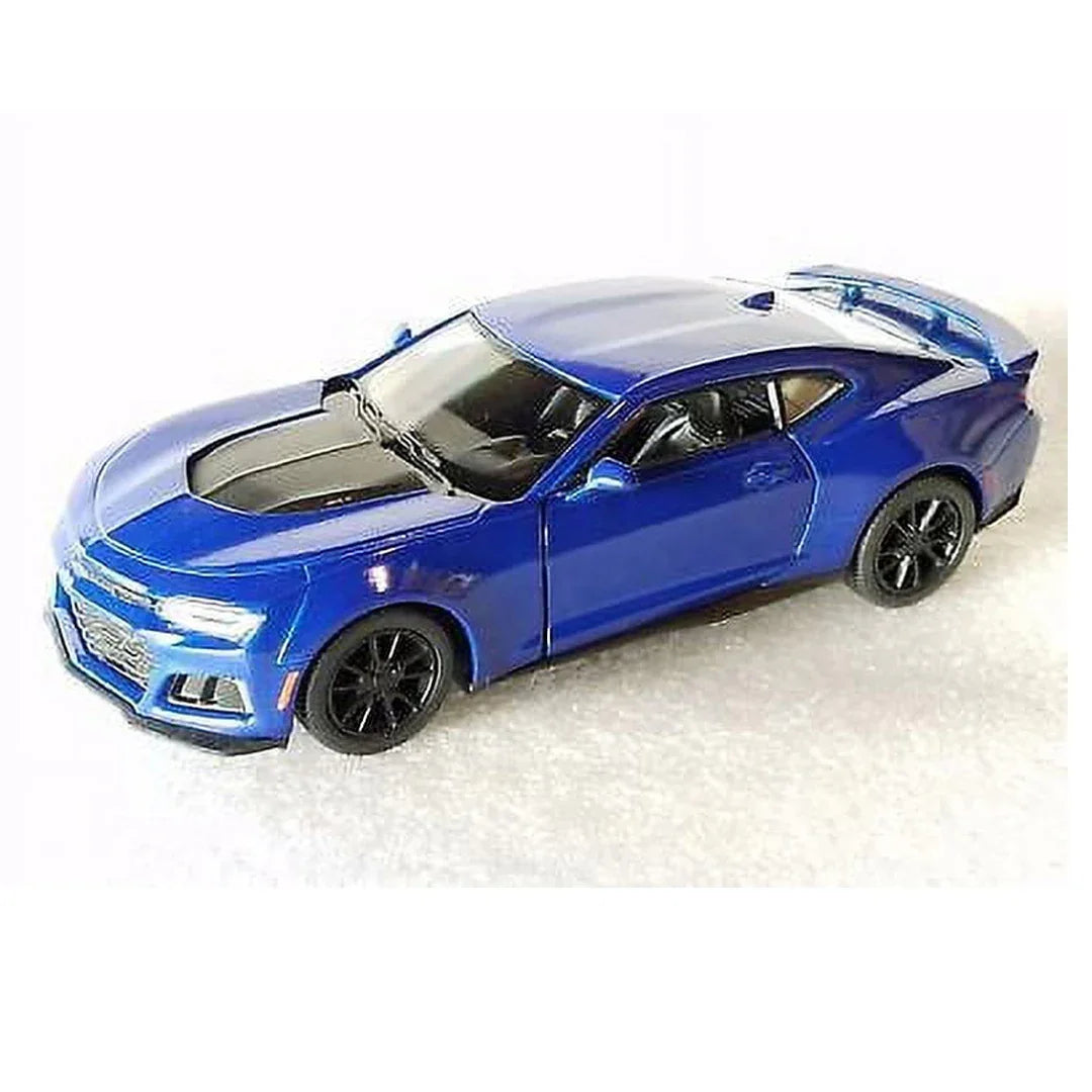 KiNSMART 1:36 Scale 2017 Chevrolet Camaro ZL1 Die-Cast Model Car - Blue - Jaiman Toys