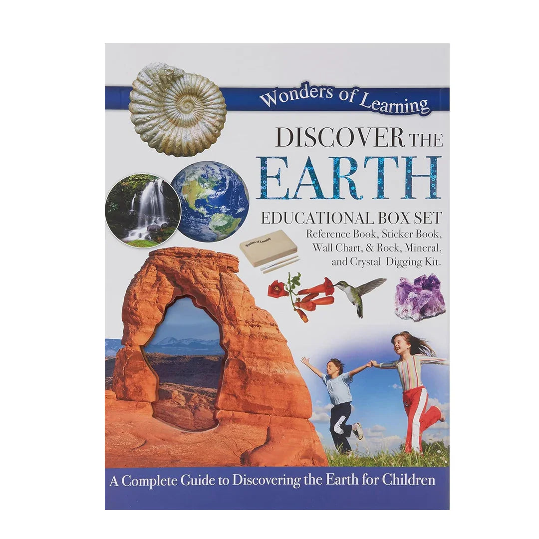 Wonders of Learning – Discover The Earth Educational Box Set | Kids Geography & Earth Science Kit