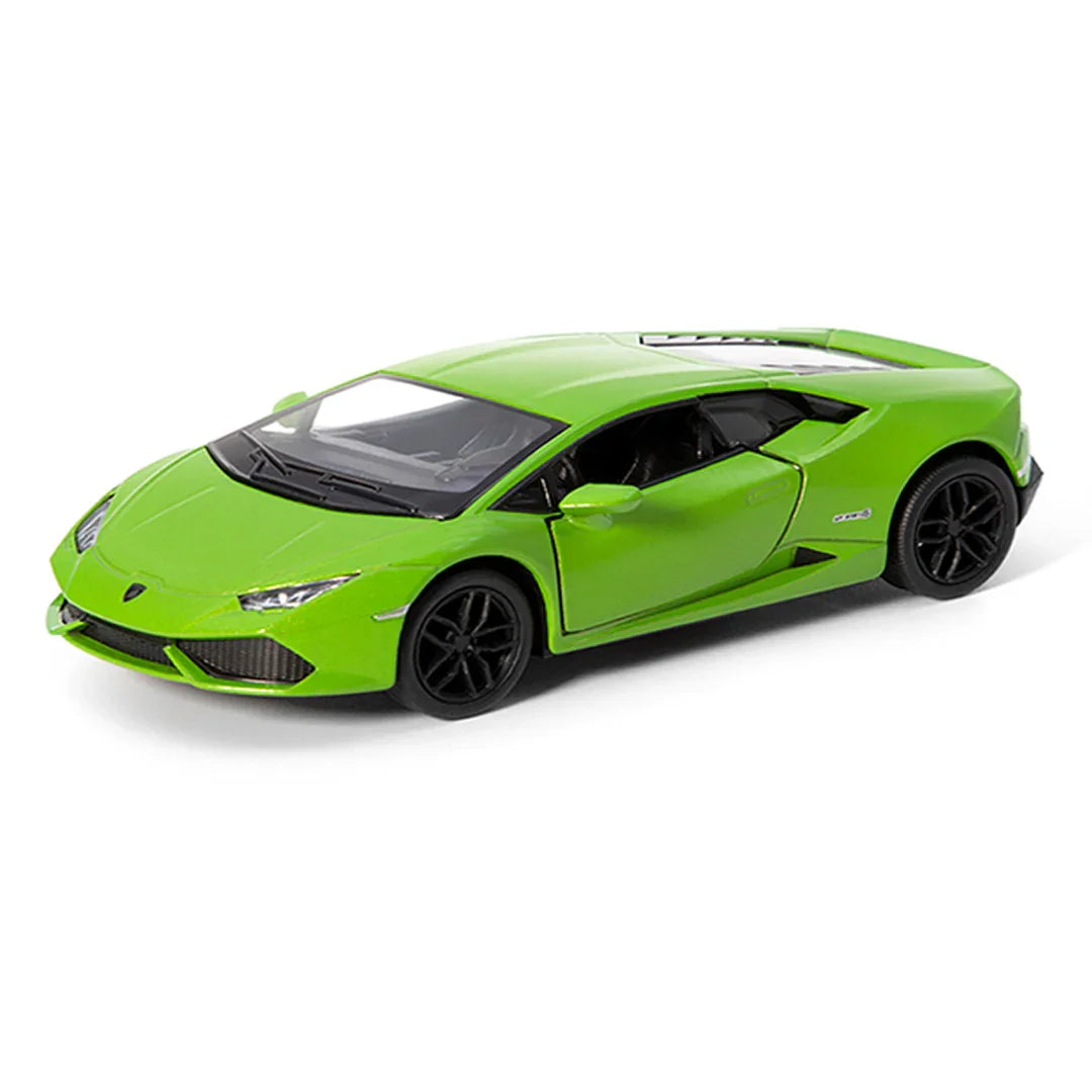 KiNSMART Lamborghini Huracán LP 610-4 – 1:36 Scale Die-Cast Model Car – 5-Inch Pullback Toy Car Green