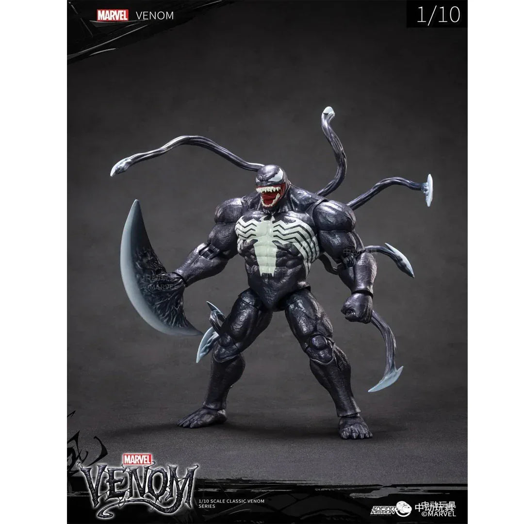 ZD Toys Ultimate Action Figure Venom Collectible Figure – Ultimate 1:10 Scale Action Figurine | Symbiote Full Set - Jaiman Toys