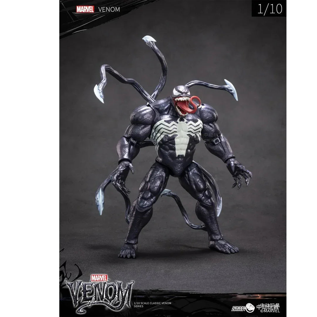 ZD Toys Ultimate Action Figure Venom Collectible Figure – Ultimate 1:10 Scale Action Figurine | Symbiote Full Set - Jaiman Toys