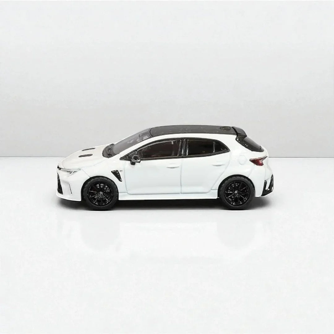 Hobby Japan 1:64 HJ64 TOYOTA GR COROLLA RZ Precious Super White Diecast Car Model HJ641067W - Jaiman Toys