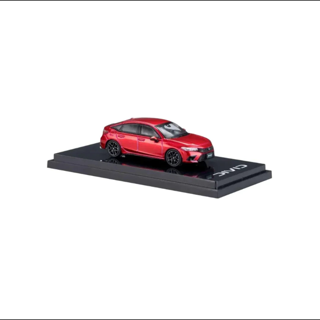 Hobby Japan 1:64  Honda (FL1) Premium Crystal Red Metallic HJ641046AR Civic 50 Anniversary Run Forever Diecast Scale Model Car