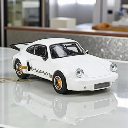 PARA64 1:64 Porsche 911 Carrera RSR 3.0 Grand Prix White LHD Diecast Car-By Paragon