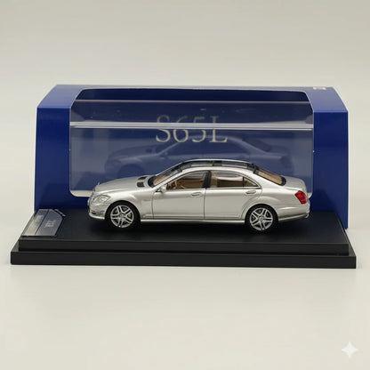 Street Warrior 1:64 S65L Silver Diecast Models Car