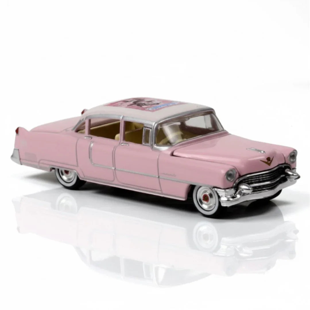 Greenlight Garbage Pail Kids – 1955 Cadillac Fleetwood with “Hound Doug” Peelable Sticker – 1:64 Scale Die-Cast Collectible Car (Limited Edition)