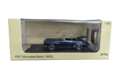 GFCC 1957 Mercedes-Benz 190SL Metalic Blue 1/64 Scale Diecast Model Car - Jaiman Toys